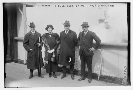 Sir Ernest Shackleton and Sir John and Lady Eaton