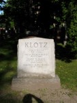 Grave of Max Klotz and family, Beechwood Cemetery, Ottawa